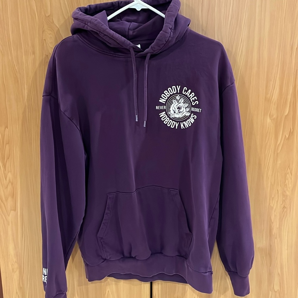 Discontinued H&M Hoodie Purple Medium